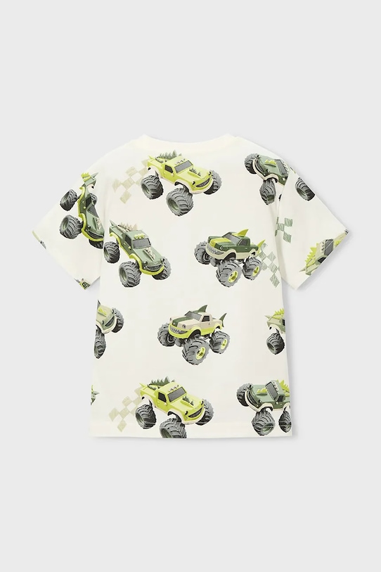 Chłopiec Mayoral t-shirt bawełniany dziecięcy 3068.5F.Mini.PPY2 biały