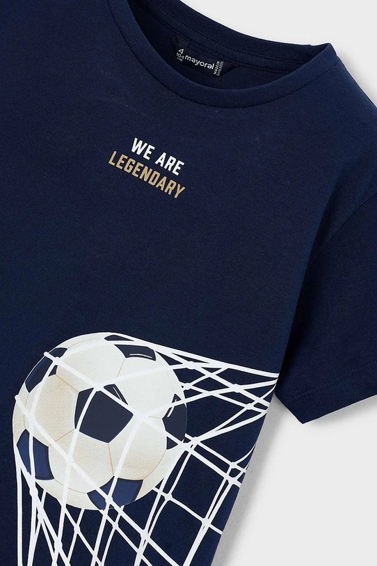 CHLAPEC Dětské bavlněné tričko Mayoral 3073.5G.Mini.PPY2 námořnická modř