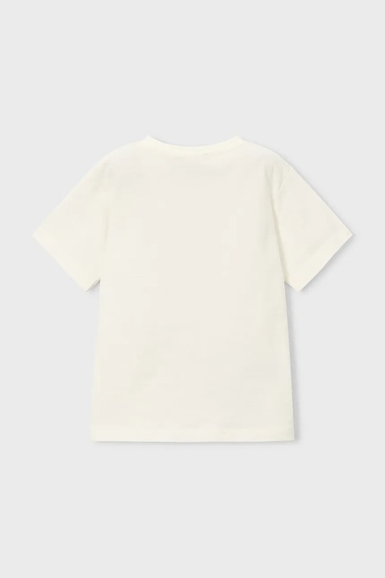 Chłopiec Mayoral t-shirt bawełniany dziecięcy 3074.5G.Mini.PPY2 beżowy