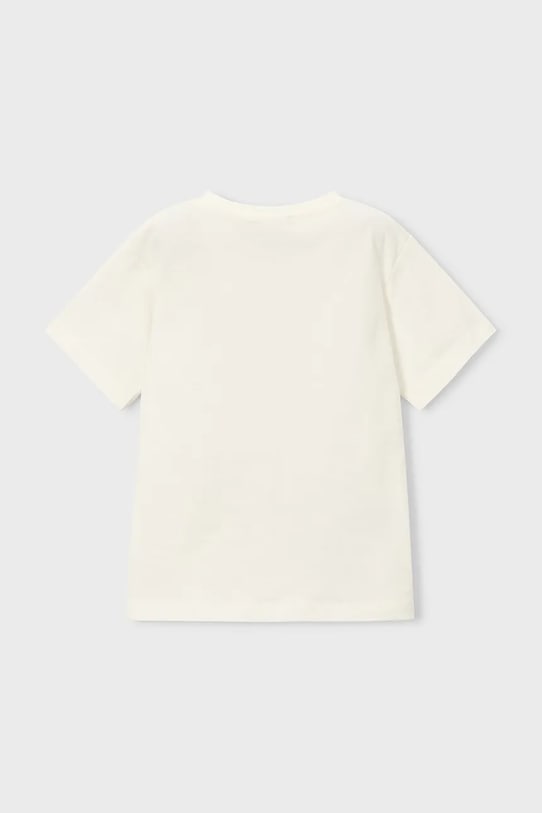 Chłopiec Mayoral t-shirt bawełniany dziecięcy 3074.5G.Mini.PPY2 beżowy