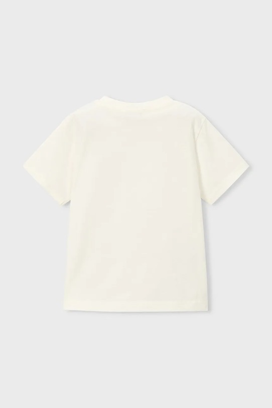 Αγορίστικα Παιδικό βαμβακερό μπλουζάκι Mayoral 3075.5G.Mini.PPY2 λευκό