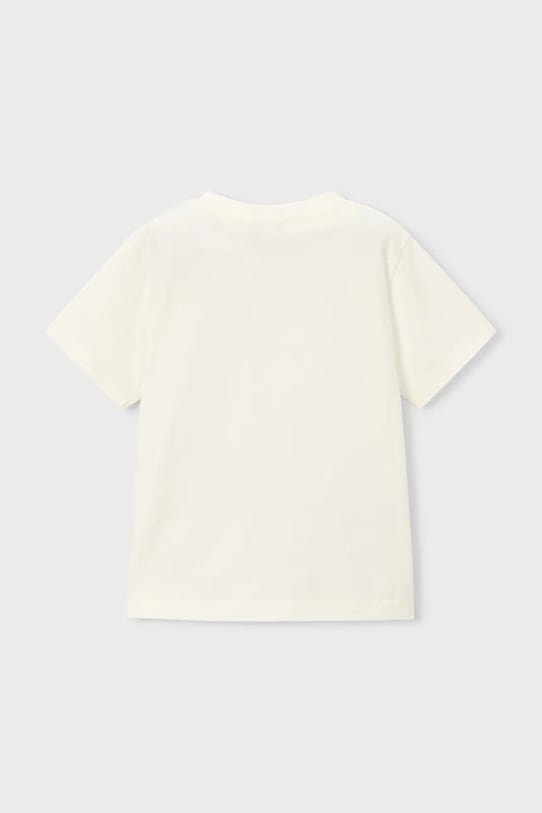 Αγορίστικα Παιδικό βαμβακερό μπλουζάκι Mayoral 3075.5G.Mini.PPY2 λευκό