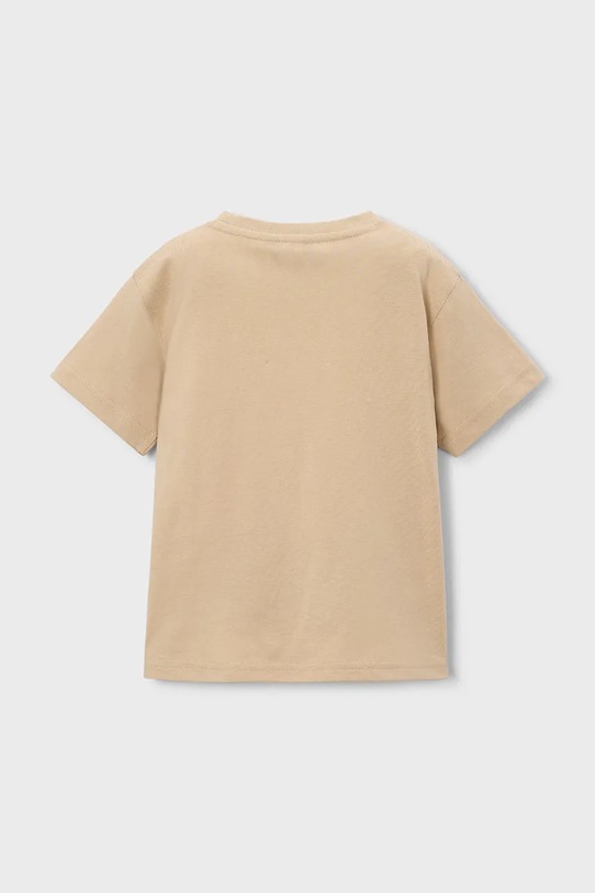 Mayoral t-shirt in cotone per bambini 3075.5G.Mini.PPY2 beige SS26