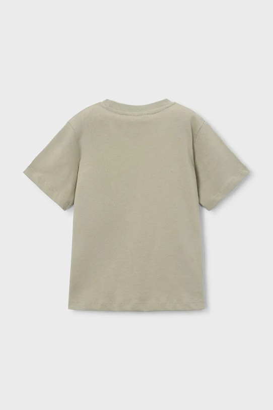 Mayoral t-shirt bawełniany dziecięcy 3077.5H.Mini.PPY2 zielony SS26