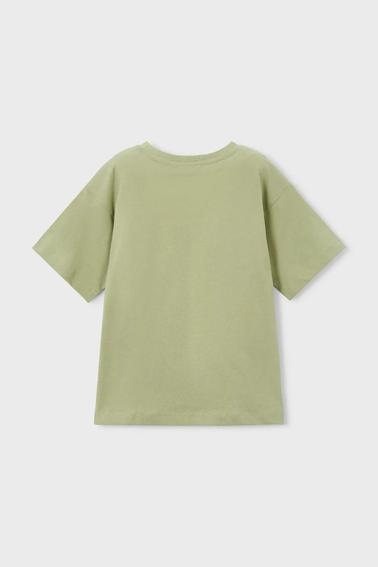 Dječaci Dječja pamučna majica kratkih rukava Mayoral 3078.5H.Mini.PPY2 zelena