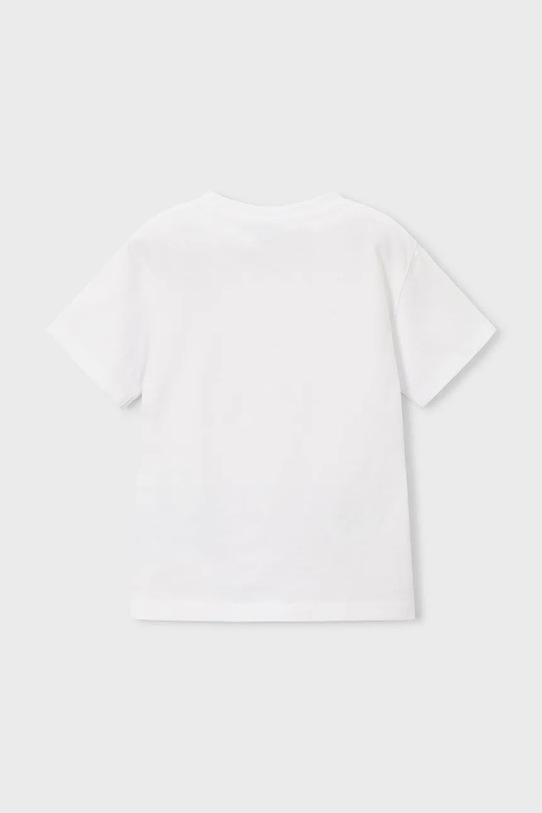 Chłopiec Mayoral t-shirt bawełniany dziecięcy 3080.5J.Mini.PPY2 biały