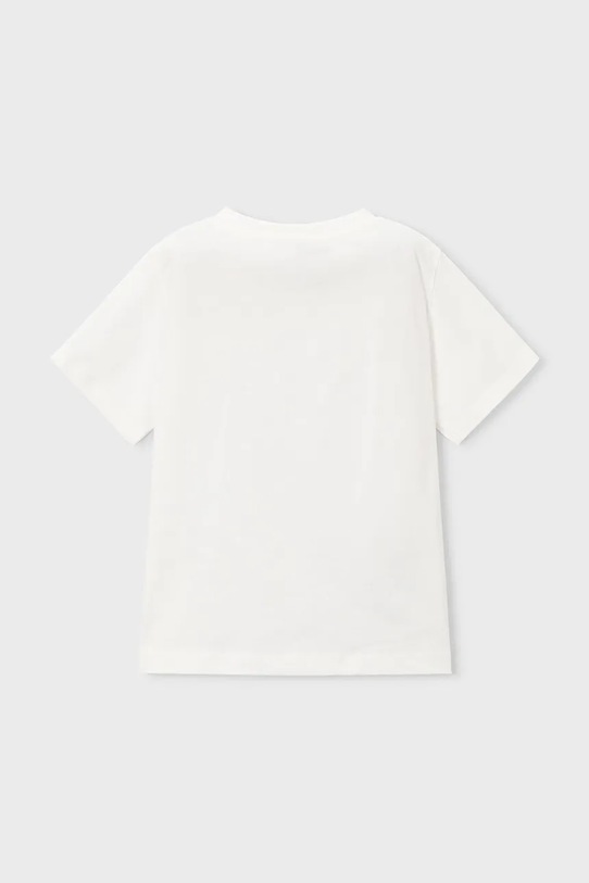 Αγορίστικα Παιδικό βαμβακερό μπλουζάκι Mayoral 3081.5J.Mini.PPY2 λευκό