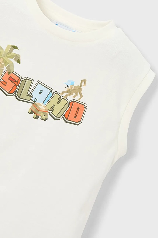 Αγορίστικα Παιδικό top Mayoral 3085.5J.Mini.PPY2 λευκό