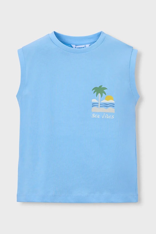 Παιδικό top Mayoral στάμπα μπλε 3085.5J.Mini.PPY2