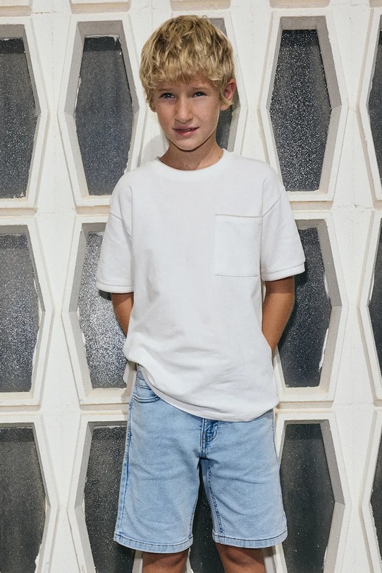 Παιδικό μπλουζάκι Mayoral 6030.7B.Junior.PPY2 λευκό