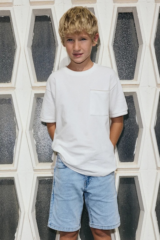 Παιδικό μπλουζάκι Mayoral 6030.7B.Junior.PPY2 λευκό