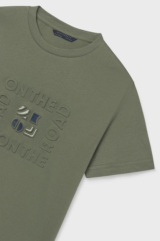 Chłopiec Mayoral t-shirt bawełniany dziecięcy 6031.7C.Junior.PPY2 zielony