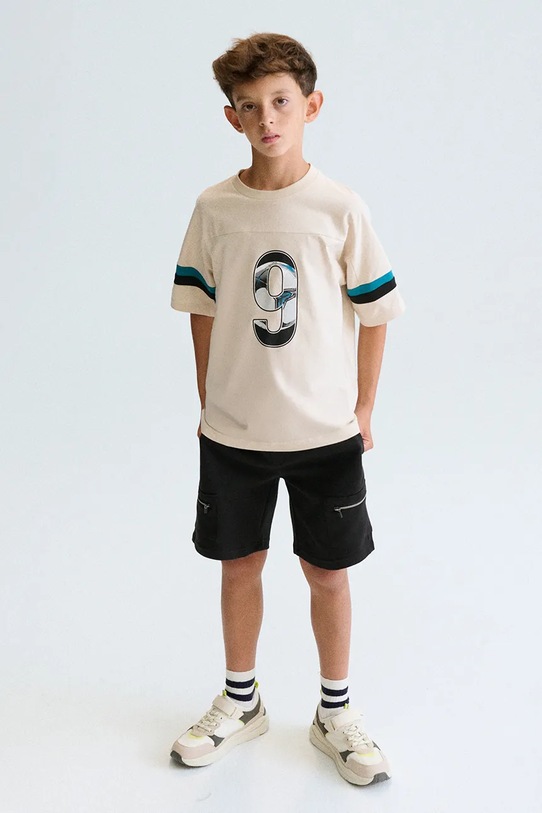 Mayoral t-shirt bawełniany dziecięcy 6032.7D.Junior.PPY2