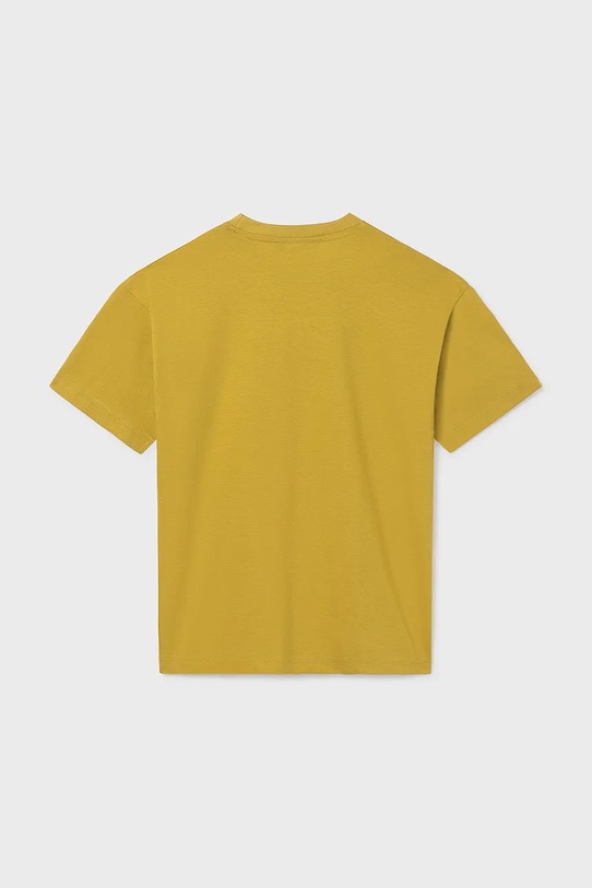 Αγορίστικα Παιδικό βαμβακερό μπλουζάκι Mayoral 6033.7D.Junior.PPY2 κίτρινο
