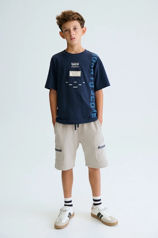 Παιδικό βαμβακερό μπλουζάκι Mayoral 6034.7E.Junior.PPY2