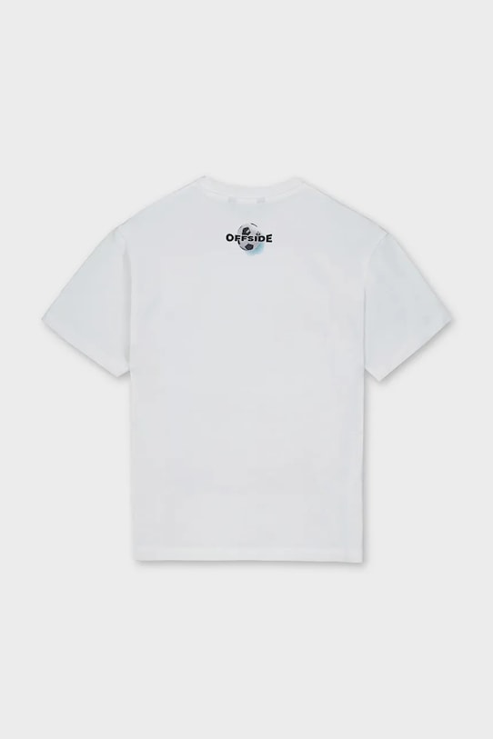 Chłopiec Mayoral t-shirt bawełniany dziecięcy 6036.7F.Junior.PPY2 biały