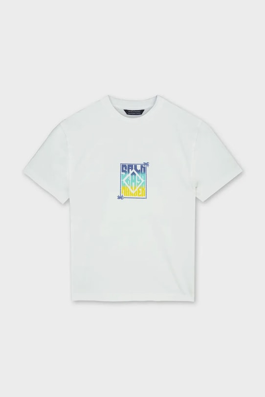 Mayoral t-shirt bawełniany dziecięcy 6036.7F.Junior.PPY2 biały SS26