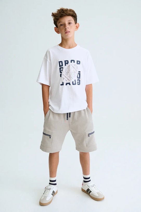 Παιδικό βαμβακερό μπλουζάκι Mayoral 6037.7F.Junior.PPY2