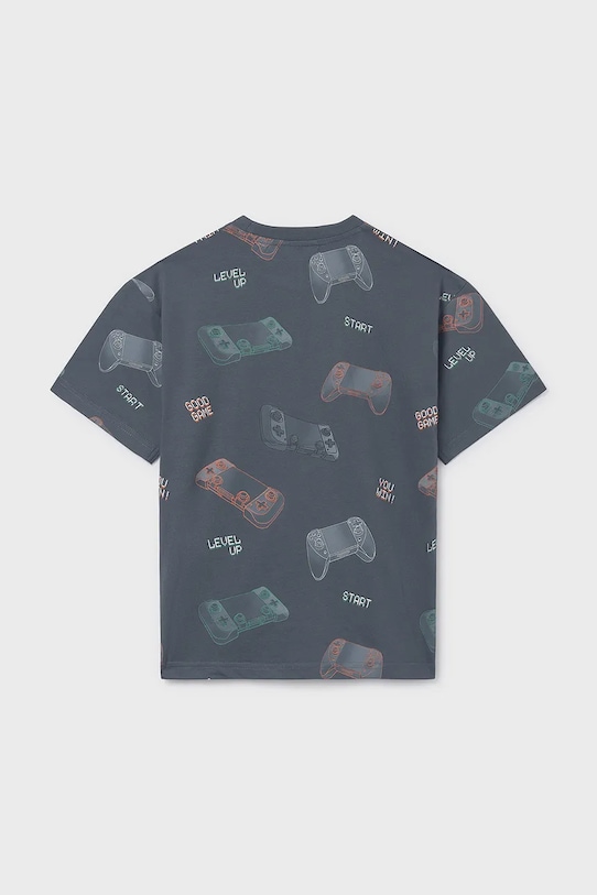 Chłopiec Mayoral t-shirt bawełniany dziecięcy 6038.7F.Junior.PPY2 szary