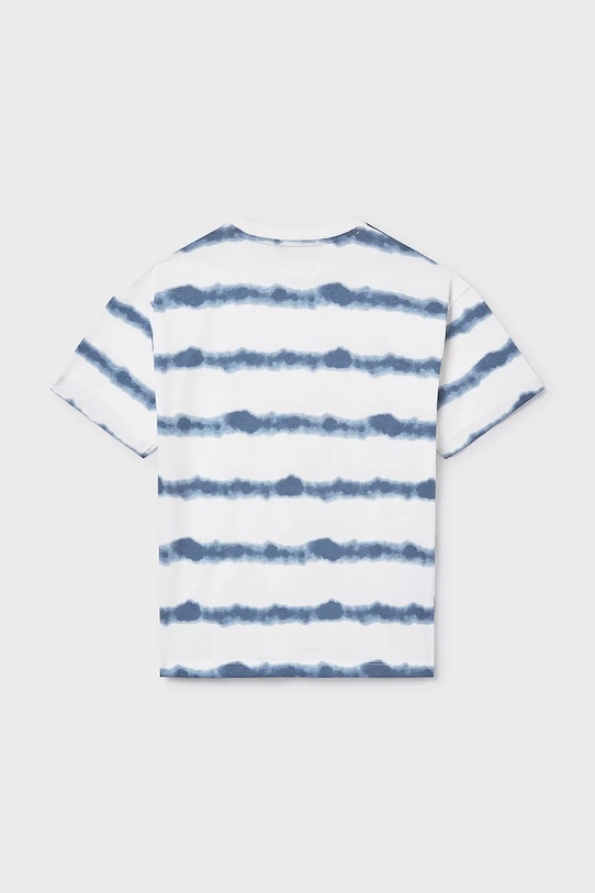 Chłopiec Mayoral t-shirt bawełniany dziecięcy 6039.7G.Junior.PPY2 biały