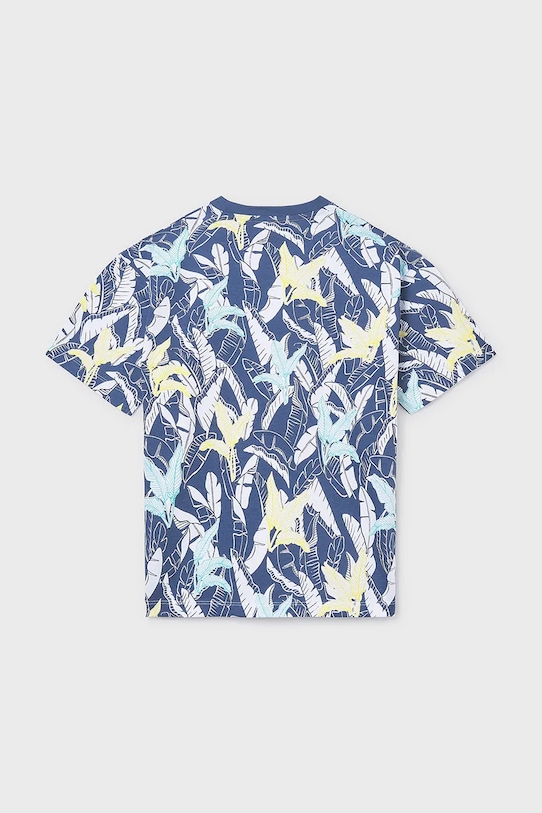 Chłopiec Mayoral t-shirt bawełniany dziecięcy 6039.7G.Junior.PPY2 niebieski