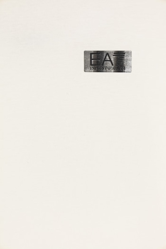 Chłopiec EA7 Emporio Armani t-shirt dziecięcy 7B000312.AF10373 beżowy