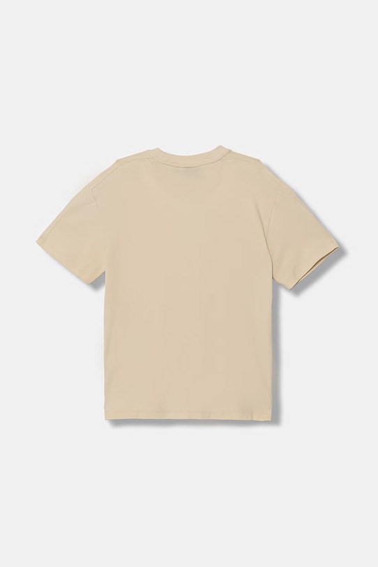 EA7 Emporio Armani футболка для детей из хлопка с эластаном 7B000268.AF10373 бежевый SS26