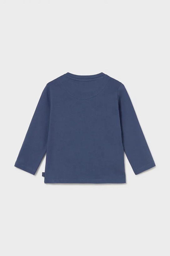 Mayoral longsleeve bawełniany dziecięcy 1017.3D.Baby.PPY2 granatowy SS26