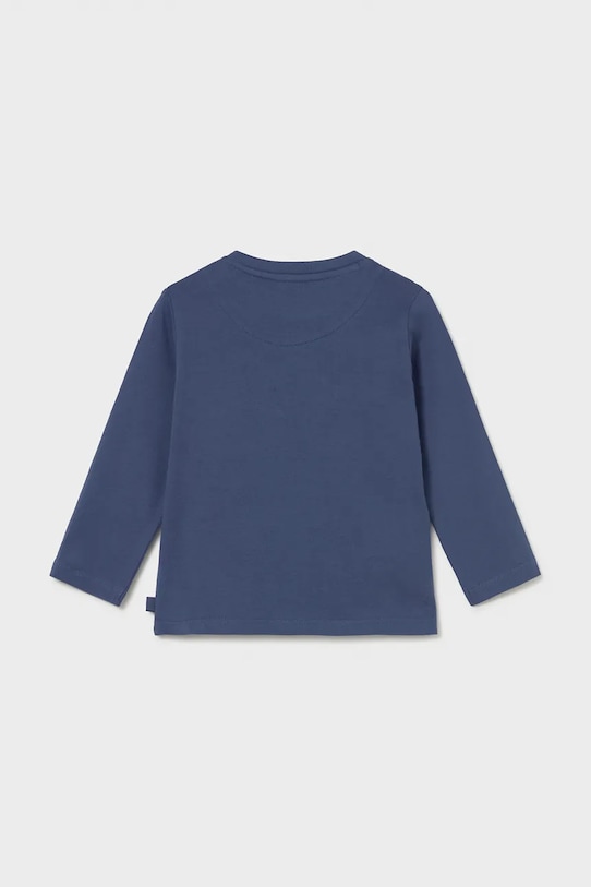 Mayoral longsleeve bawełniany dziecięcy 1017.3D.Baby.PPY2 granatowy SS26