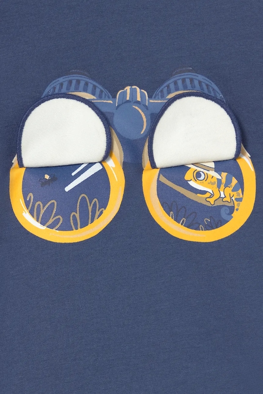 Mayoral longsleeve bawełniany dziecięcy granatowy 1017.3D.Baby.PPY2