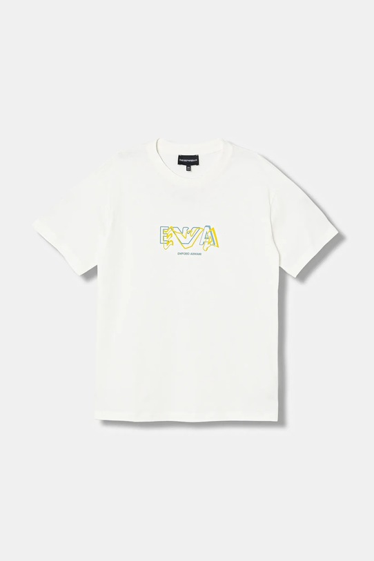 Emporio Armani t-shirt bawełniany dziecięcy 2-pack EB001343.AF14503 niebieski SS26