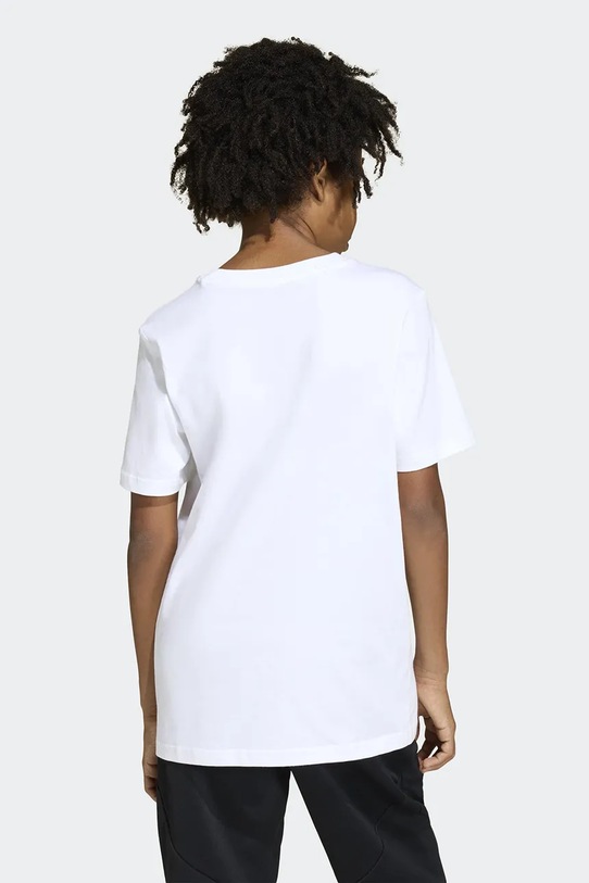 Αγορίστικα Παιδικό βαμβακερό μπλουζάκι adidas Performance MESSI KB9472 λευκό