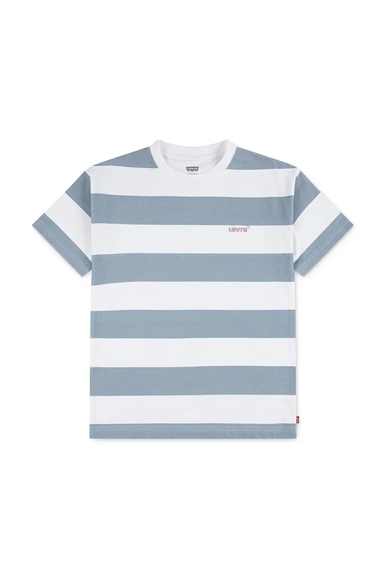 Levi's t-shirt dziecięcy BIG STRIPE TEE 9EP864 niebieski SS26