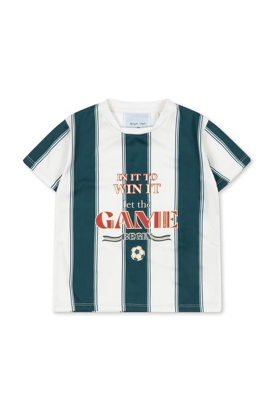 Konges Sløjd t-shirt treningowy dziecięcy ACT TEE GRS zielony KS104623.PPY2