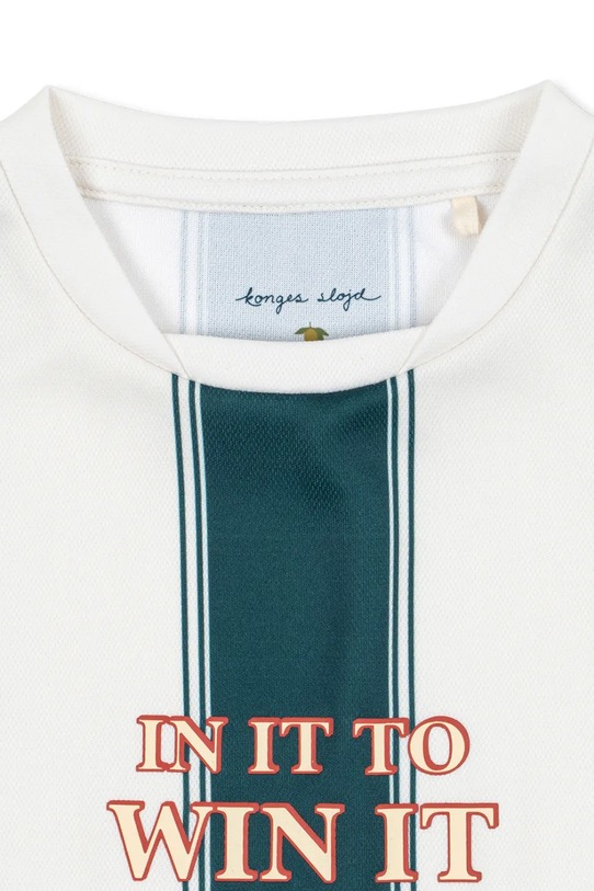 Chłopiec Konges Sløjd t-shirt treningowy dziecięcy ACT TEE GRS KS104623.PPY2 zielony