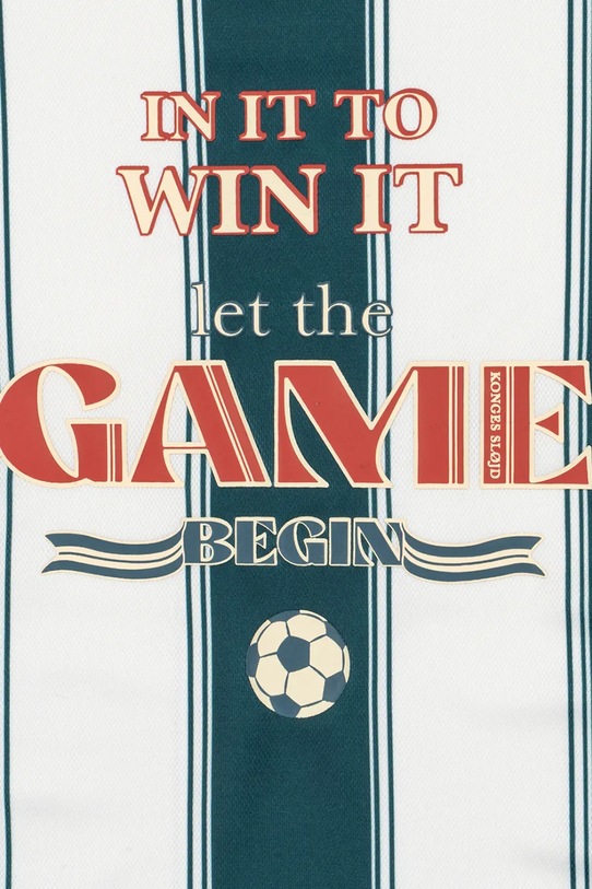 Konges Sløjd t-shirt treningowy dziecięcy ACT TEE GRS zielony KS104623.PPY2