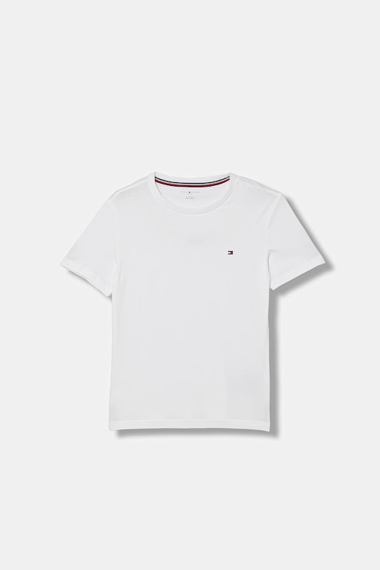 Tommy Hilfiger t-shirt bawełniany dziecięcy 2-pack UB0UB00310.PPY2 biały SS26