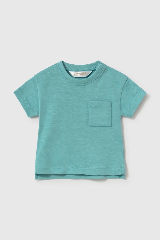 Mayoral Newborn t-shirt bawełniany niemowlęcy 2-pack 1074.1P.Newborn.PPY2 biały SS26