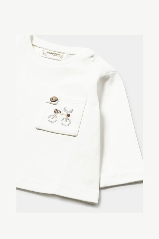 Мальчик Лонгслив для младенцев Mayoral Newborn 1075.1L.Newborn.PPY2 бежевый
