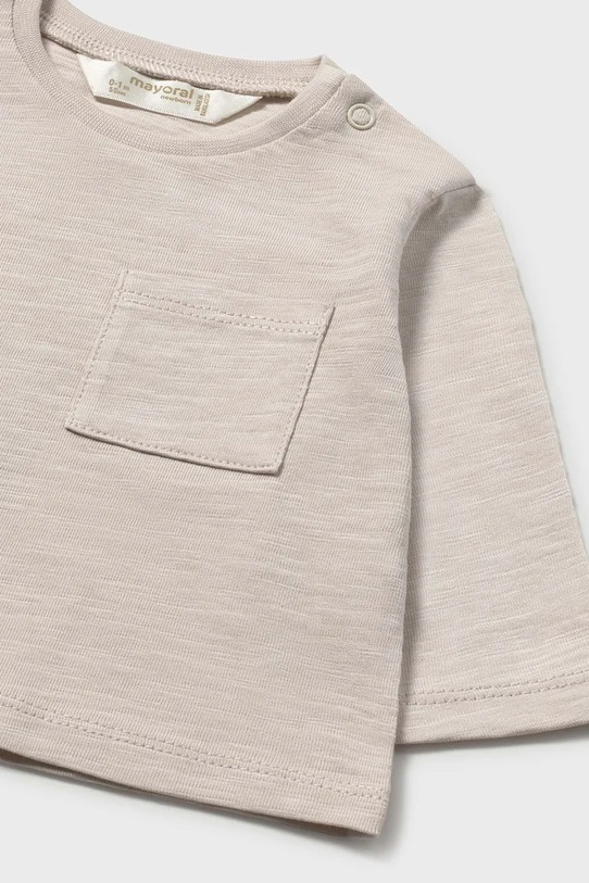 Мальчик Лонгслив для младенцев Mayoral Newborn 1075.1L.Newborn.PPY2 бежевый