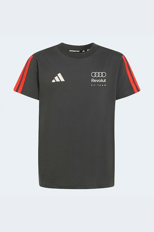 adidas Performance pánske bavlnené tričko AUDI čierna KE6781