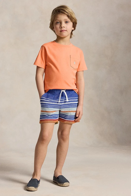 Polo Ralph Lauren t-shirt per bambini in cotone arancione 322970333501