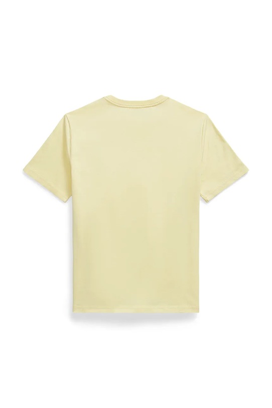 Polo Ralph Lauren t-shirt bawełniany dziecięcy 323832904505 żółty SS26