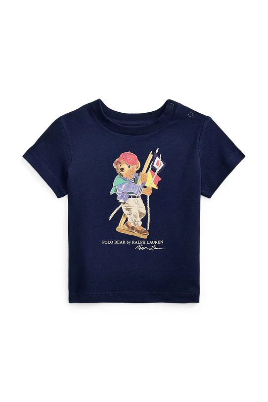 Detské bavlnené tričko Polo Ralph Lauren bavlna tmavomodrá 320A12428001