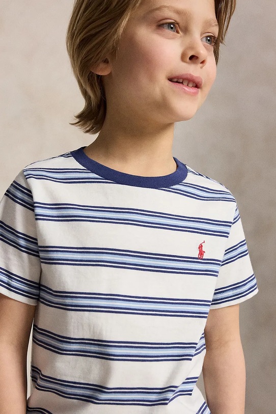 Polo Ralph Lauren t-shirt basic dziecięcy bawełniany 322A12297001 biały