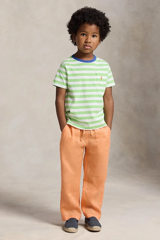 Polo Ralph Lauren majica za djecu od pamuka zelena 322B13586002