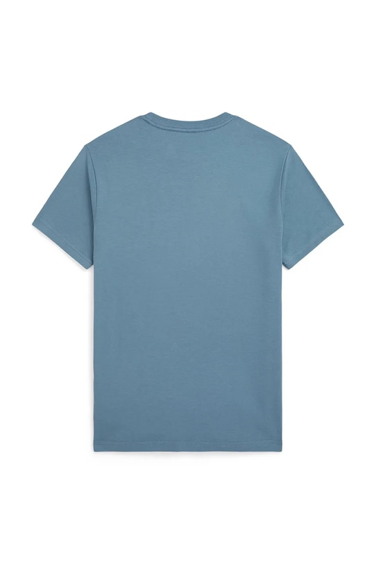 Παιδικό βαμβακερό μπλουζάκι Polo Ralph Lauren 323A12424001 μπλε SS26