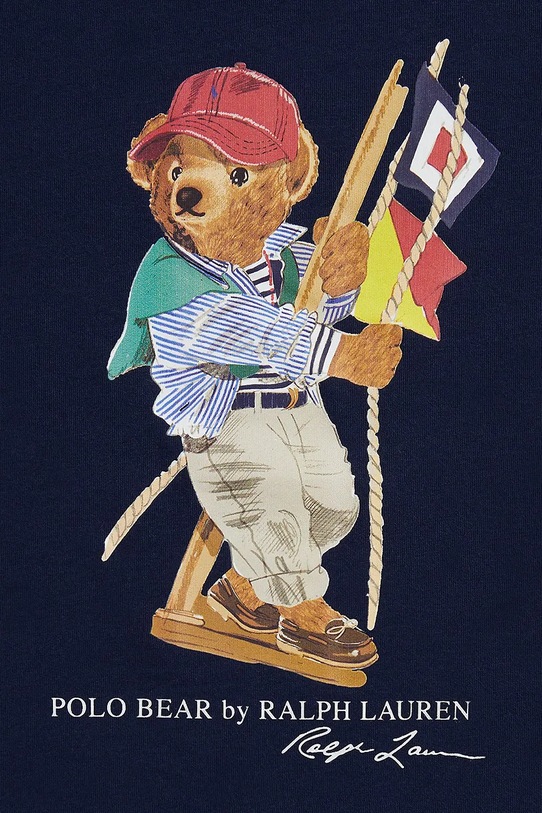 Αγορίστικα Παιδικό βαμβακερό μπλουζάκι Polo Ralph Lauren 323A12428002 σκούρο μπλε