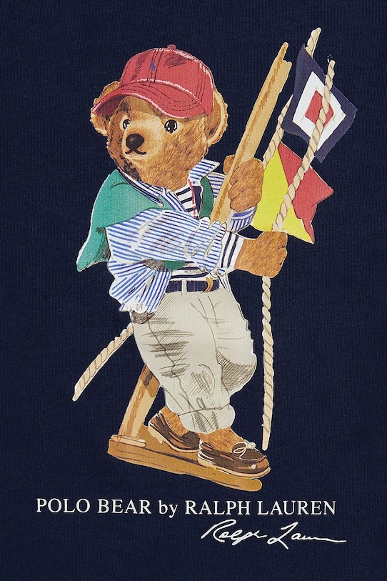 Αγορίστικα Παιδικό βαμβακερό μπλουζάκι Polo Ralph Lauren 323A12428002 σκούρο μπλε