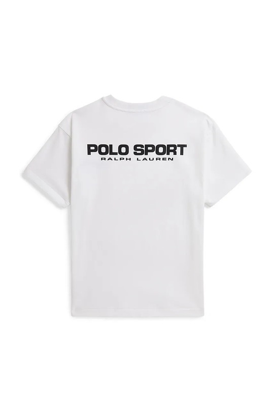Polo Ralph Lauren t-shirt basic dziecięcy bawełniany 323P01532500 biały SS26
